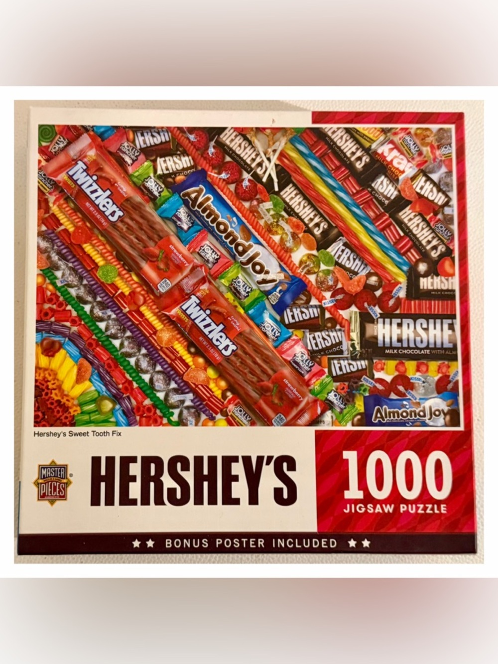 Hershey’s 1000 Pc Colorful Jigsaw Puzzle Candy Chocolate Twizzlers Masterpieces